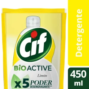 DETERGENTE CIF D/P  450ML LIMON