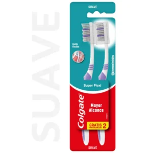 COLGATE CEPILLO SUPER FLEXI  X 2 SUAVE