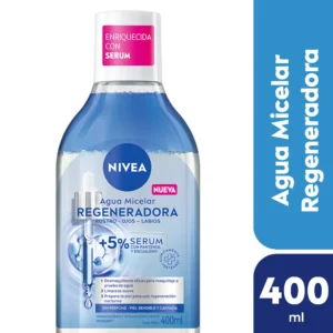 AGUA MICELAR 400 ML BIFASICA REGENERADORA NIVEA