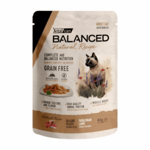 BALANCED NATURAL RECIPE GATO POUCH 85 GR CORDERO