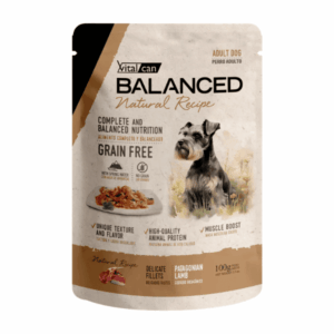 BALANCED NATURAL RECIPE PERRO POUCH 100 GR CORDERO