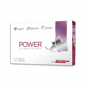 POWER COMPRIMIDO PULGUICIDA GATOS 2 A 3 KG Y PERROS 2.5 A 5 KG