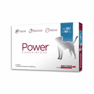 POWER COMPRIMIDO PULGUICIDA PERROS 30.1 A 40 KG