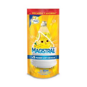 DETERGENTE MAGISTRAL RECARGA 450 ML LIMON