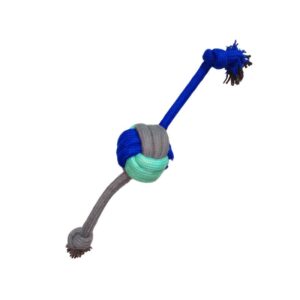 JUGUETE SOGA PELOTA TRENZADA 30CM