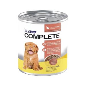 LATA VITAL CAN COMPLETE PERRO CACHORRO 340 GR CARNE