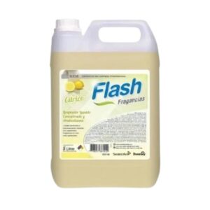 LIMPIADOR CONCENTRADO FLASH 5 LTS LIMON