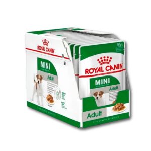 ROYAL CANIN ADULT MINI POUCH CAJA X 12 U