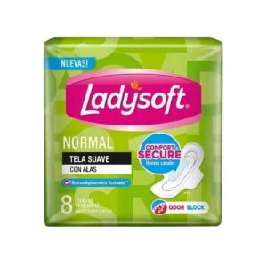 TOALLA LADYSOFT NORMAL C/ALAS X 8U