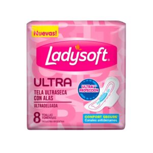 TOALLA LADYSOFT ULTRASECA C/ALAS X8U