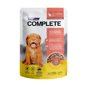 VITAL CAN COMPLETE POUCH PERRO CACHORROS 100 GR CARNE