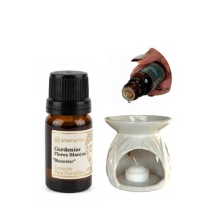 ESENCIA HORNILLO AROMANZA 10ML GARDENIA FLORES BLANCAS