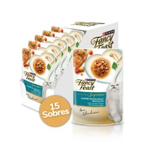 FANCY FEAST SUPREMO CAJA X 15 POUCH 75 GR BACALAO