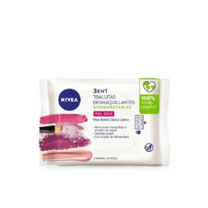 TOALLITAS DEMAQUILLANTES 3 EN 1 NIVEA PIEL SECA X 25U