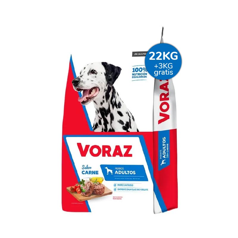 VORAZ PERRO ADULTO 22 +3 KG